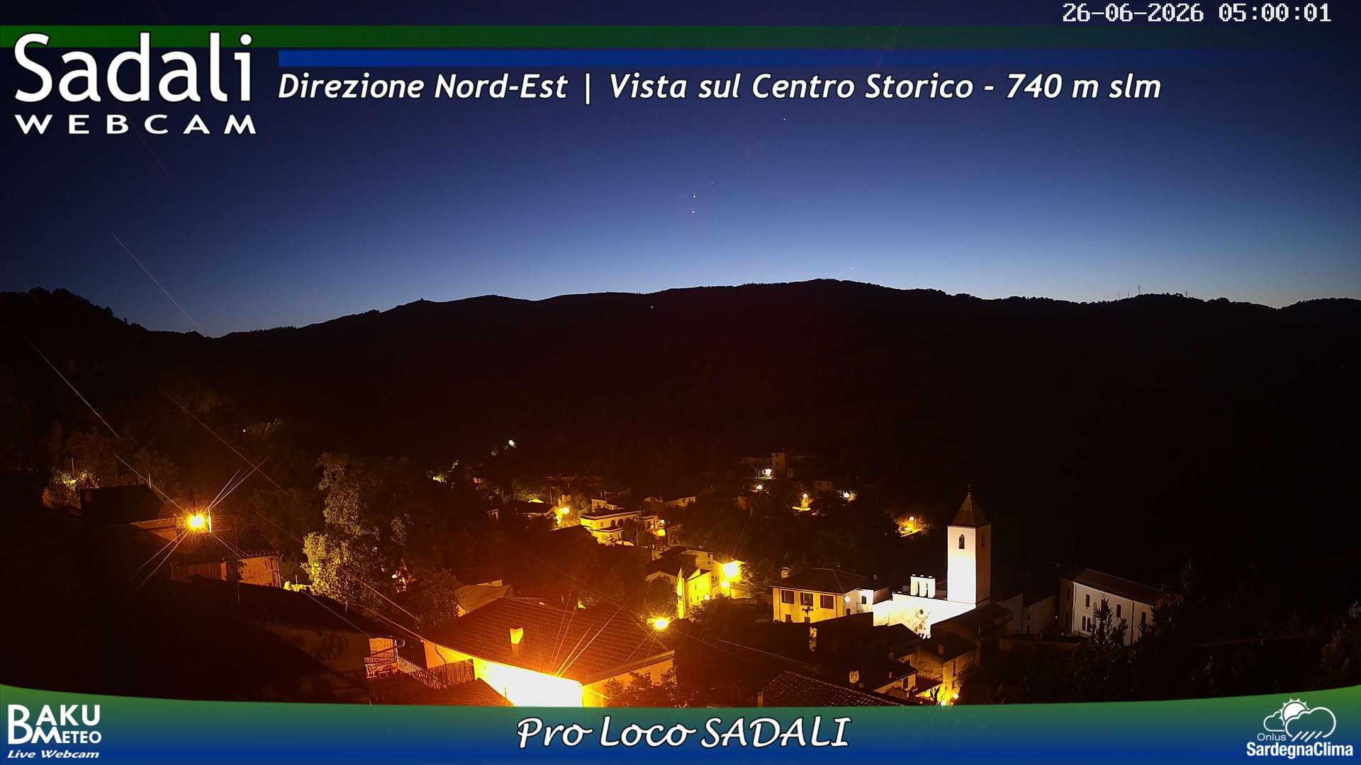 time-lapse frame, Sadali webcam