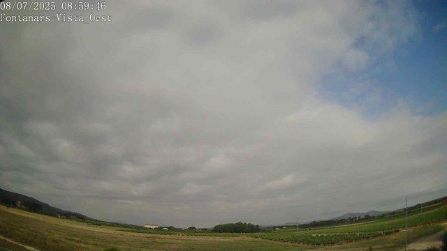 time-lapse frame, Fontanars webcam