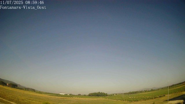 time-lapse frame, Fontanars webcam