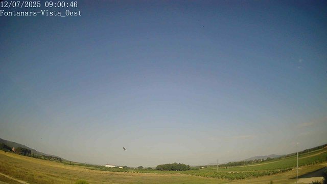 time-lapse frame, Fontanars webcam
