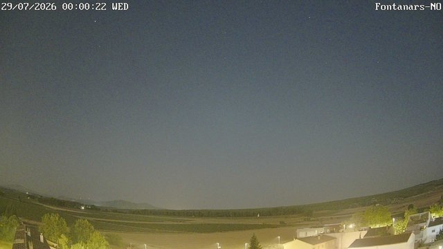 time-lapse frame, Fontanars webcam
