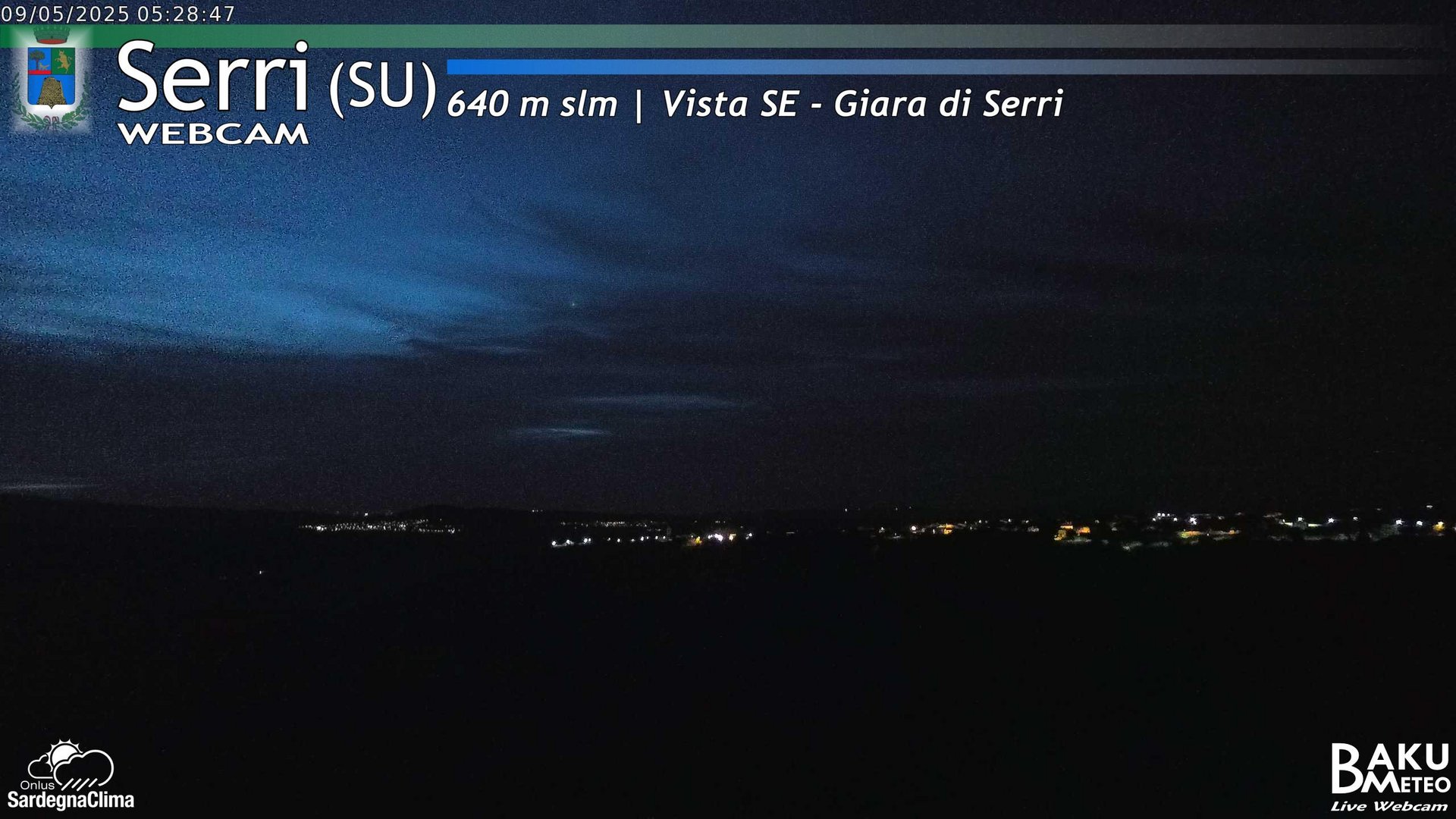 time-lapse frame, Serri webcam