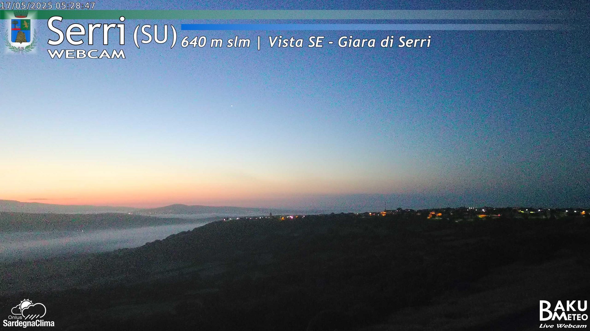 time-lapse frame, Serri webcam