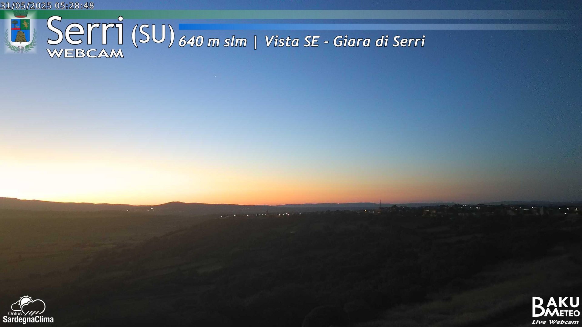 time-lapse frame, Serri webcam