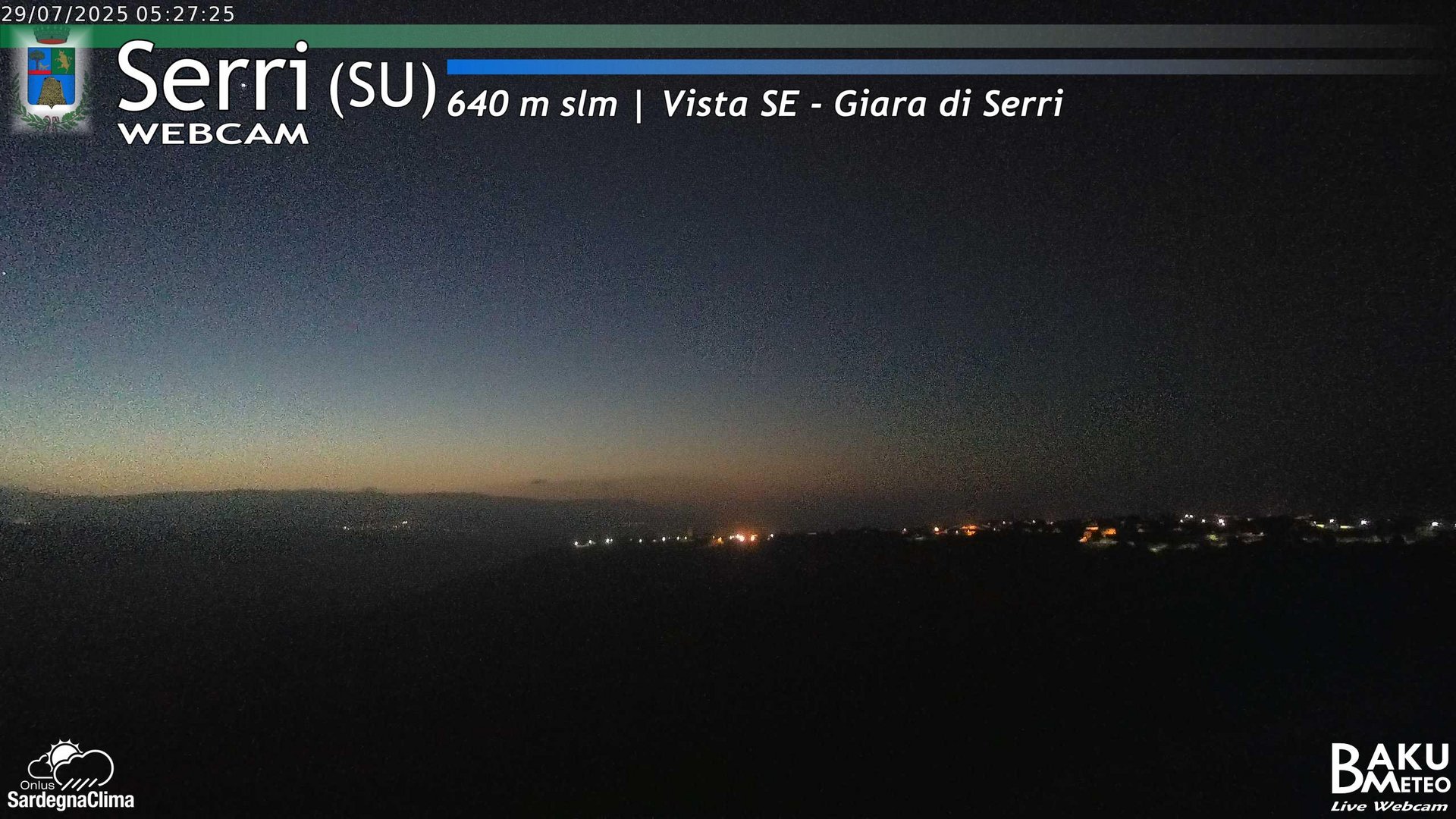 time-lapse frame, Serri webcam