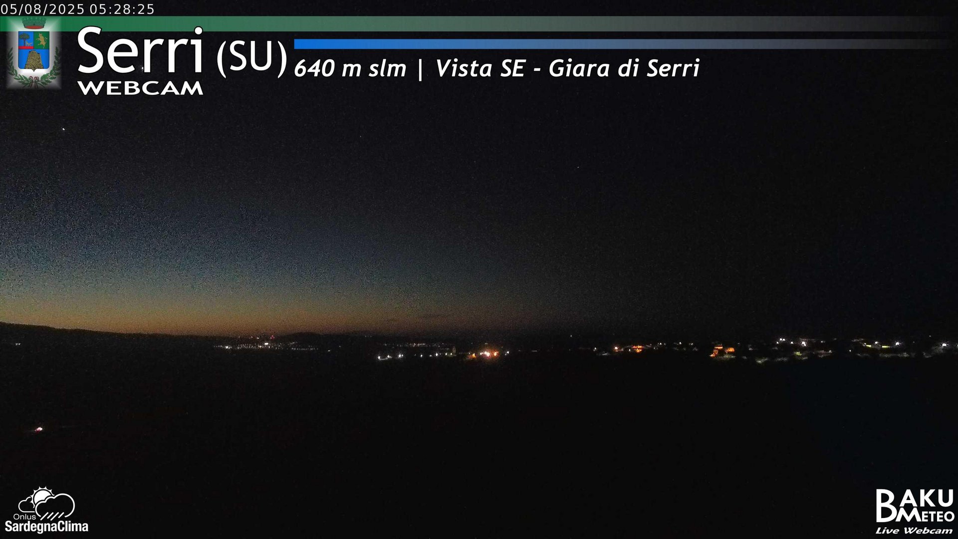 time-lapse frame, Serri webcam