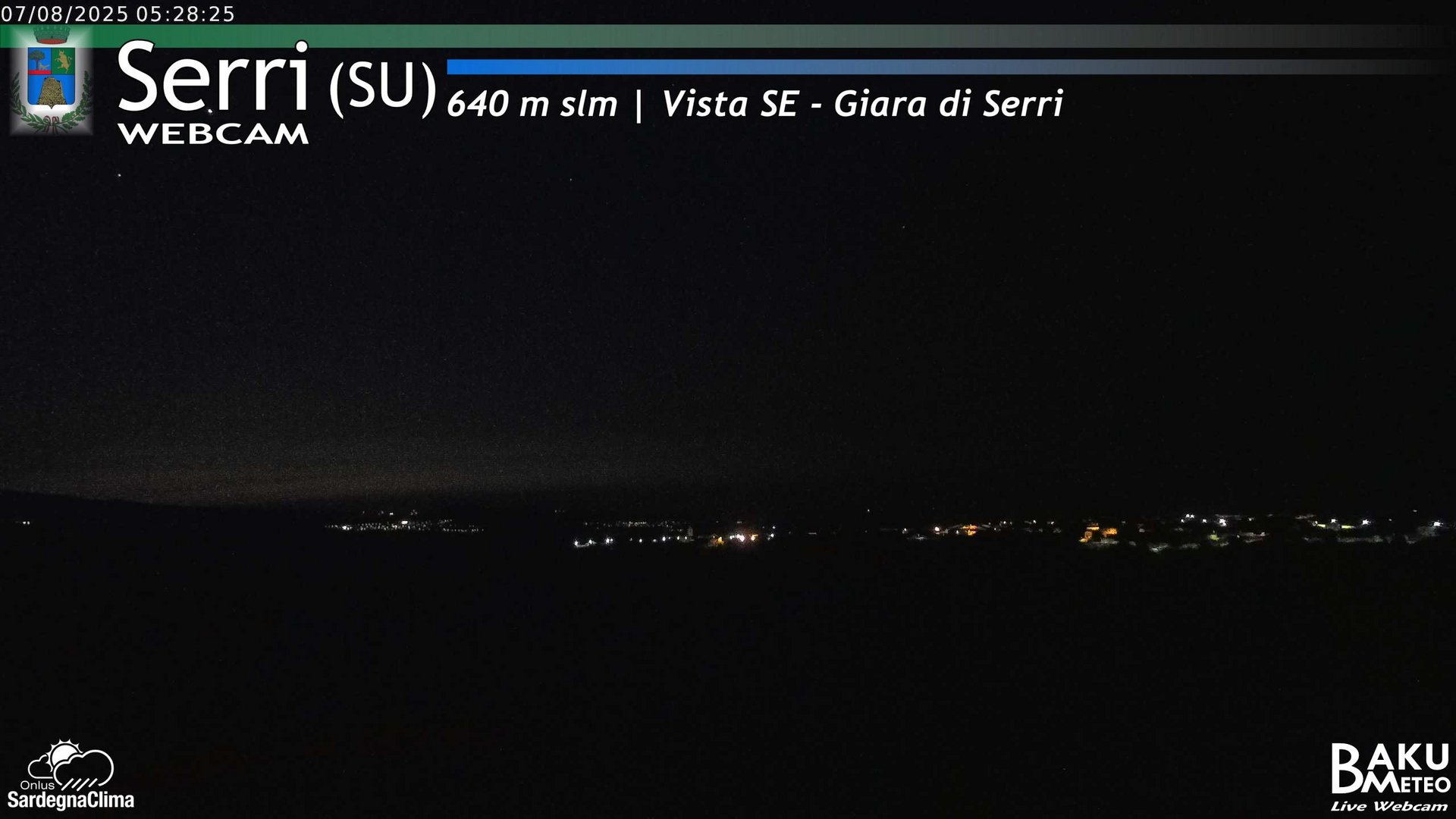 time-lapse frame, Serri webcam