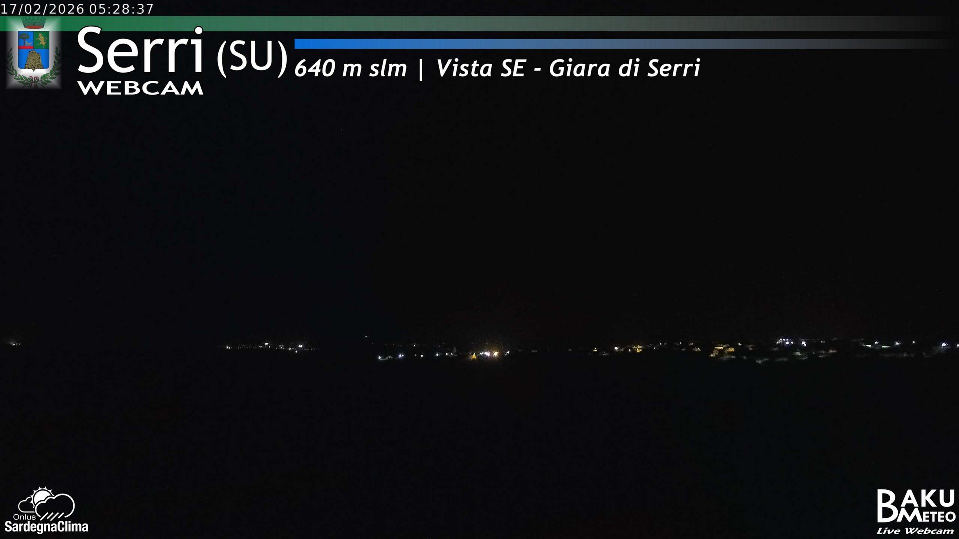 time-lapse frame, Serri webcam