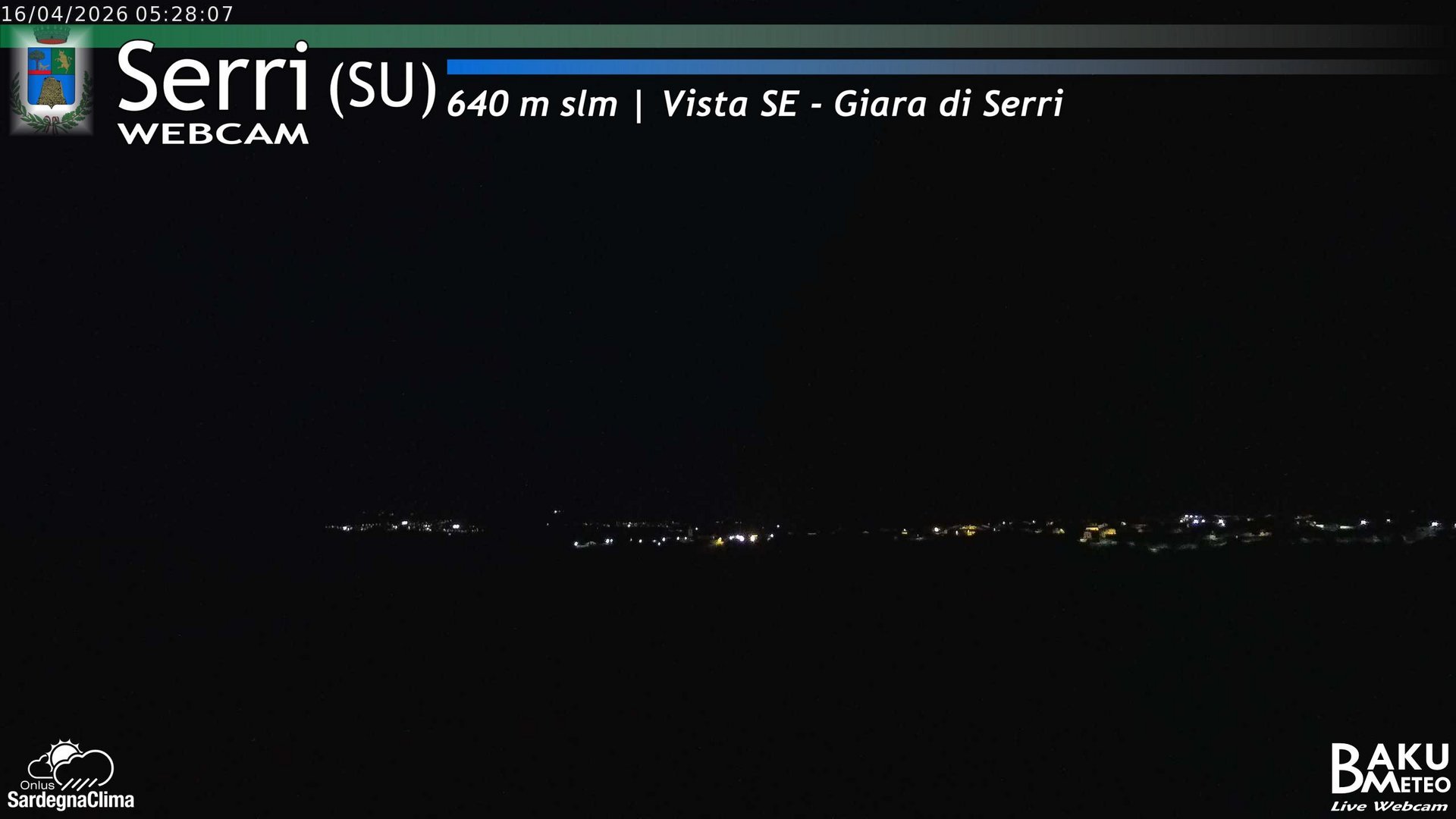 time-lapse frame, Serri webcam