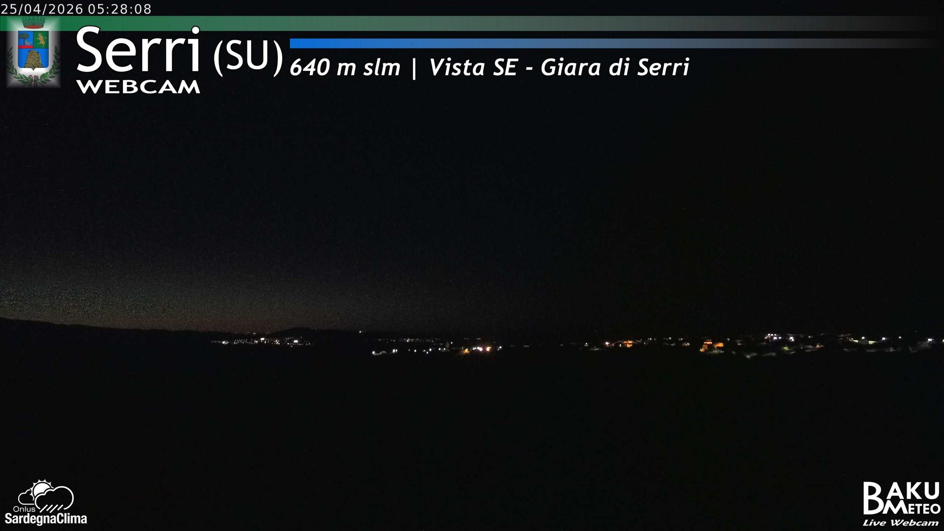 time-lapse frame, Serri webcam