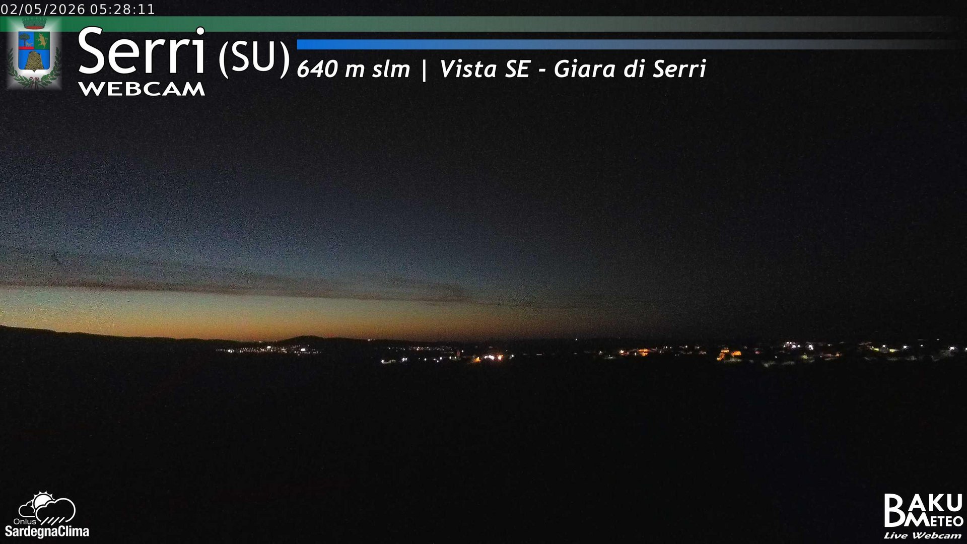 time-lapse frame, Serri webcam