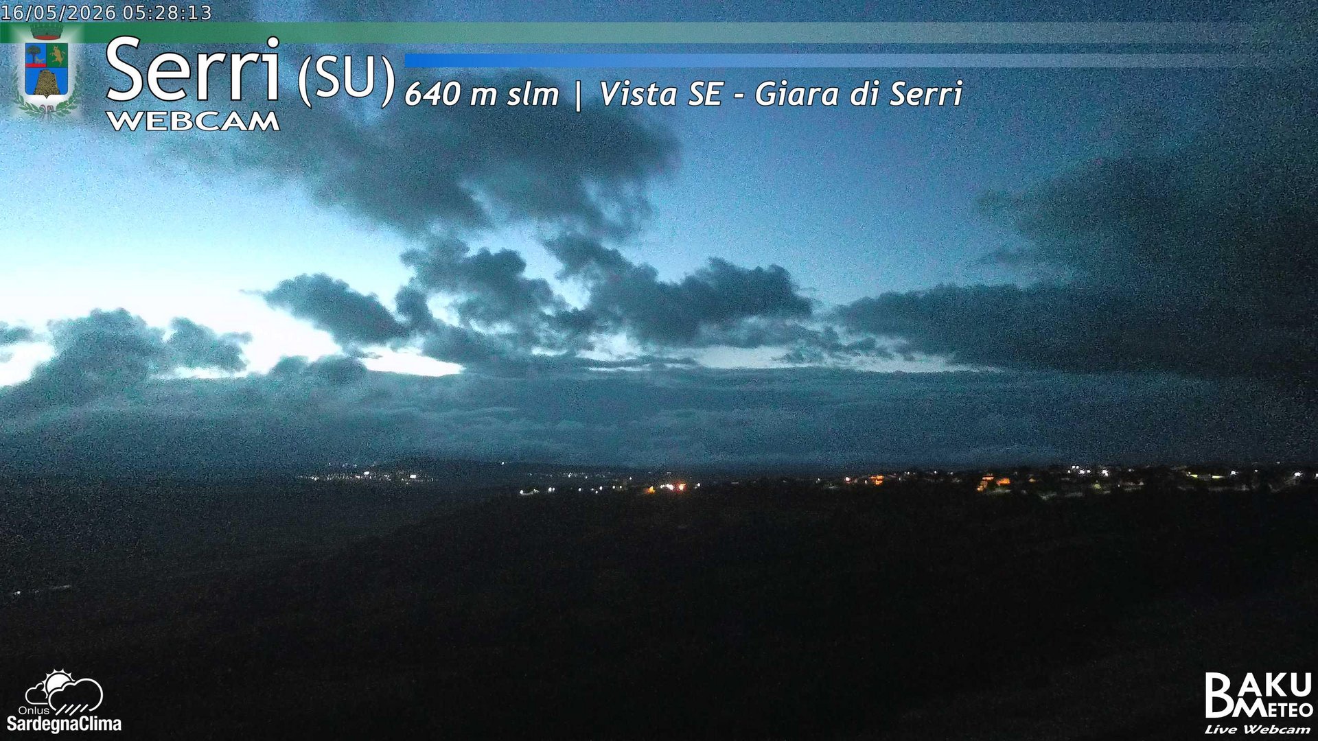 time-lapse frame, Serri webcam