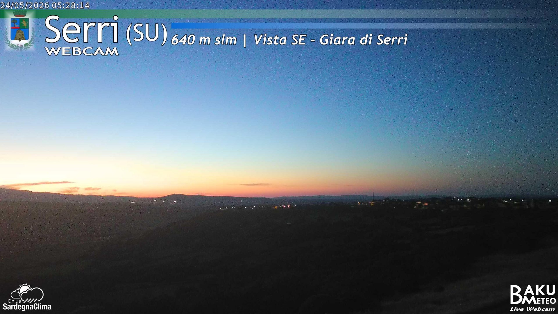 time-lapse frame, Serri webcam