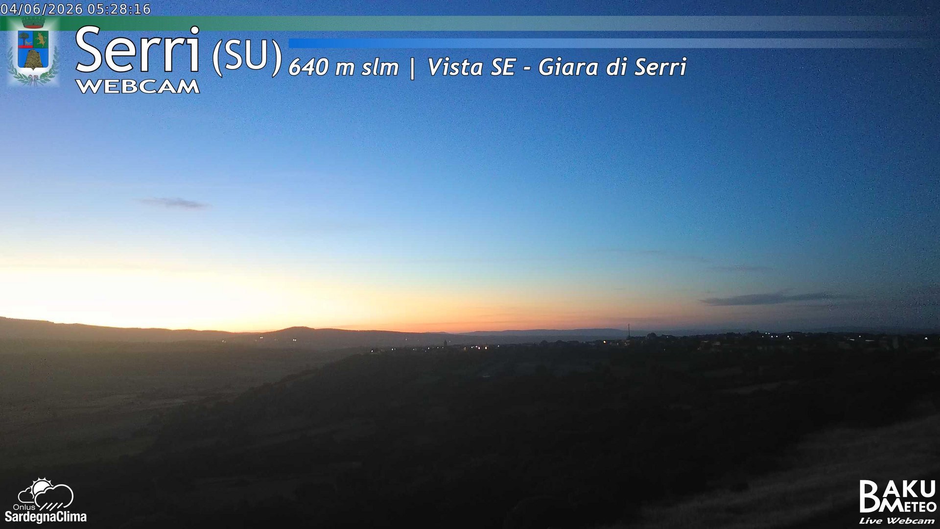 time-lapse frame, Serri webcam