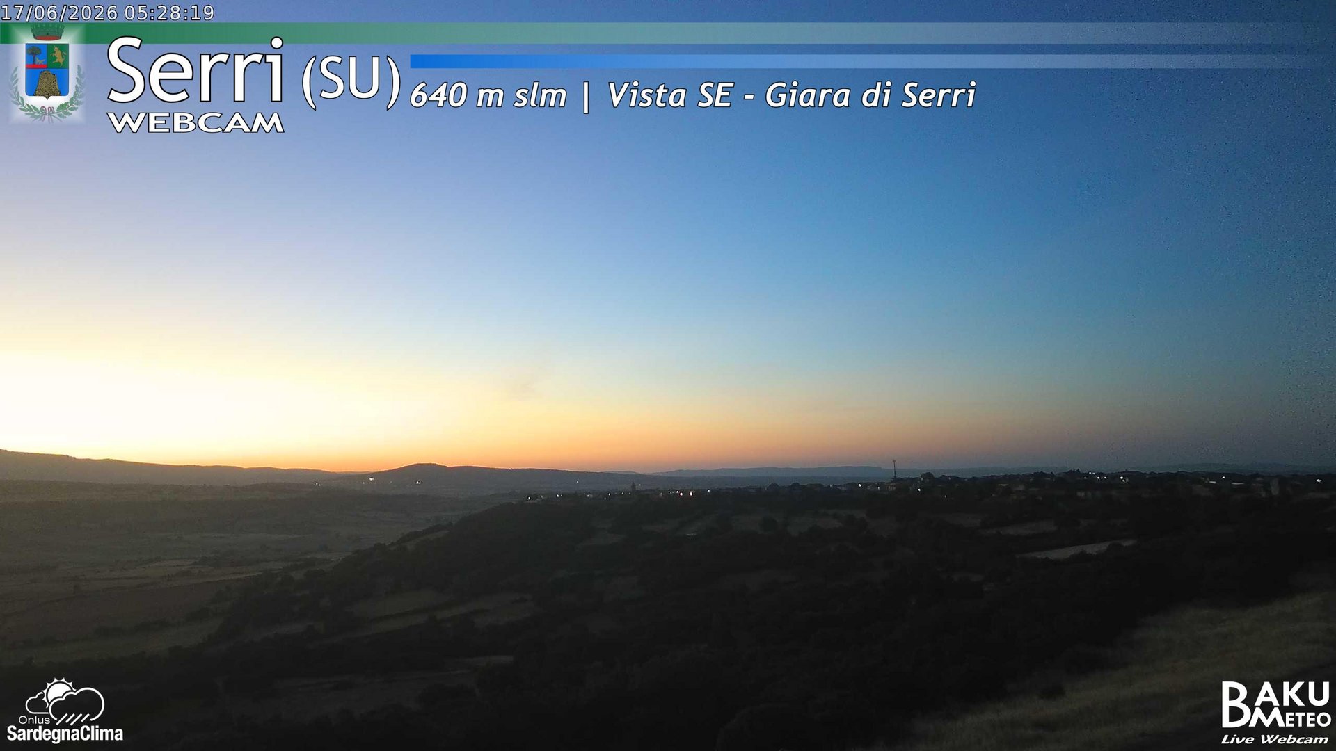 time-lapse frame, Serri webcam