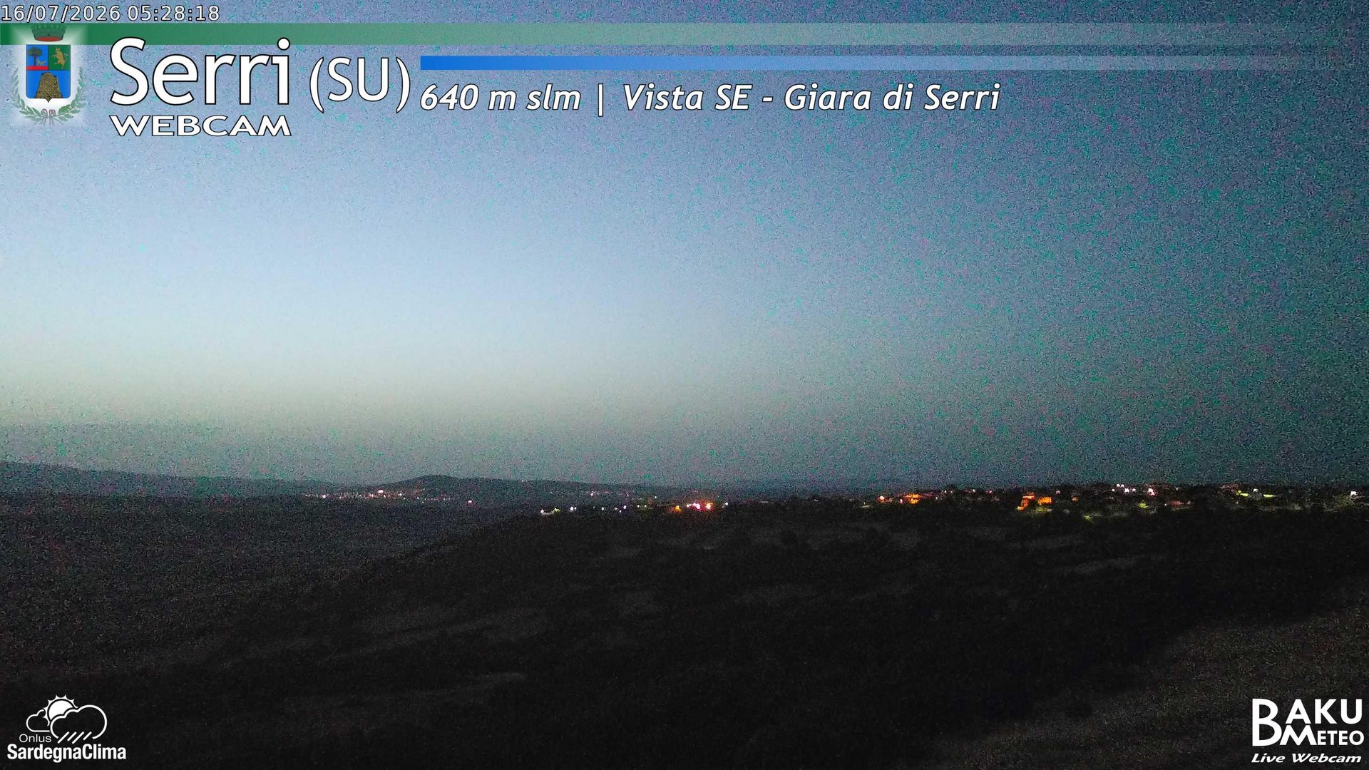 time-lapse frame, Serri webcam
