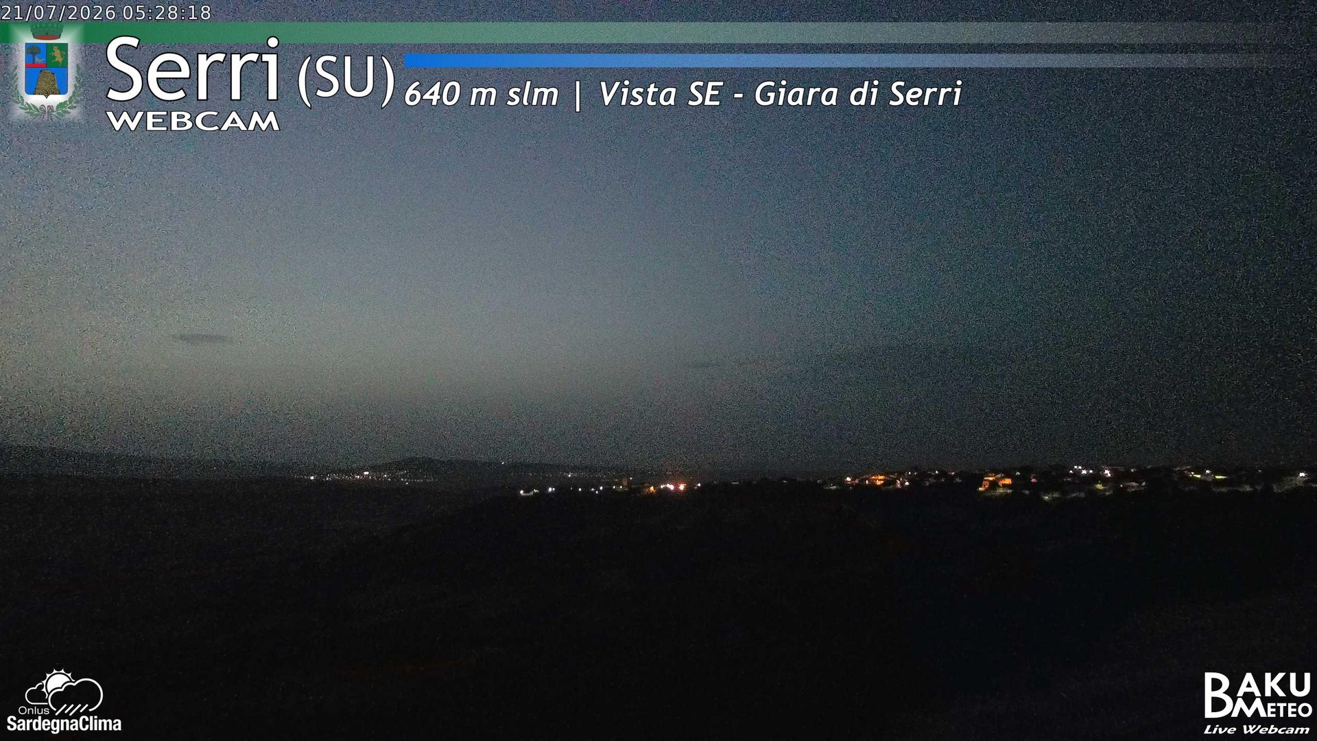 time-lapse frame, Serri webcam