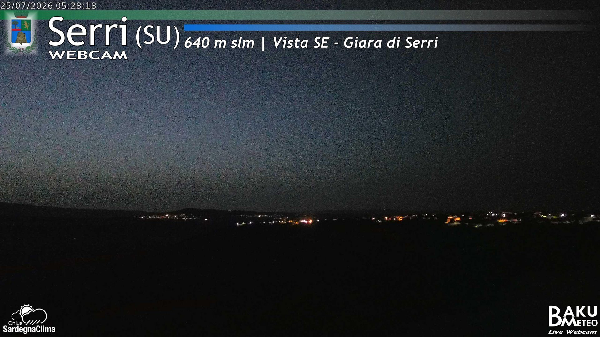 time-lapse frame, Serri webcam