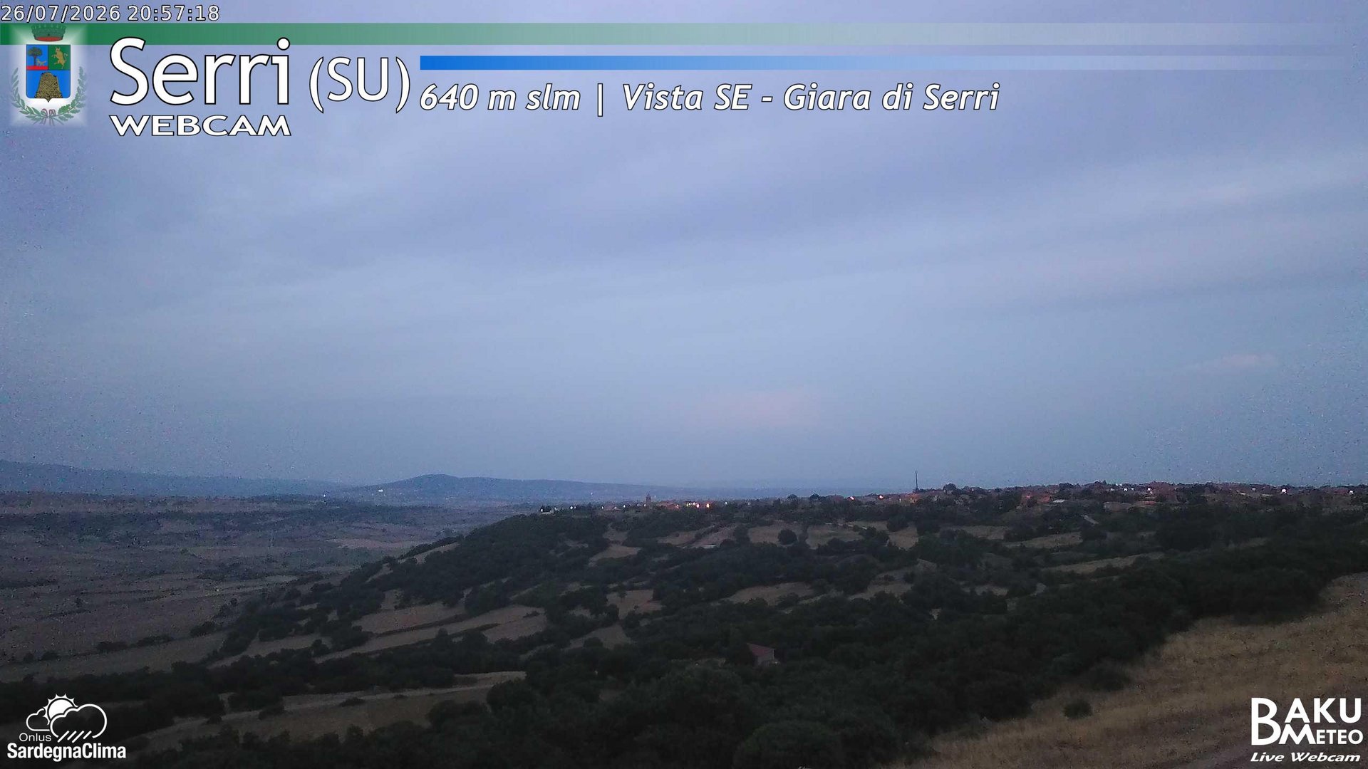 time-lapse frame, Serri webcam