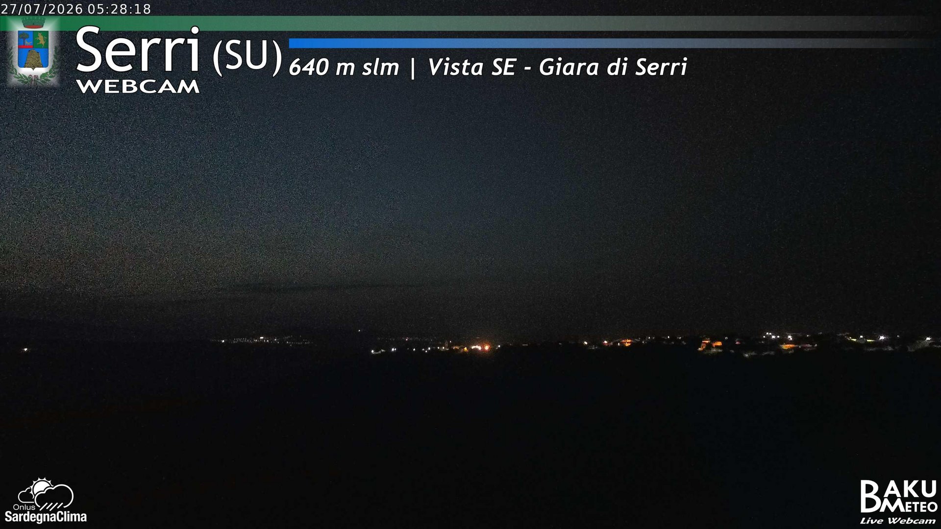 time-lapse frame, Serri webcam