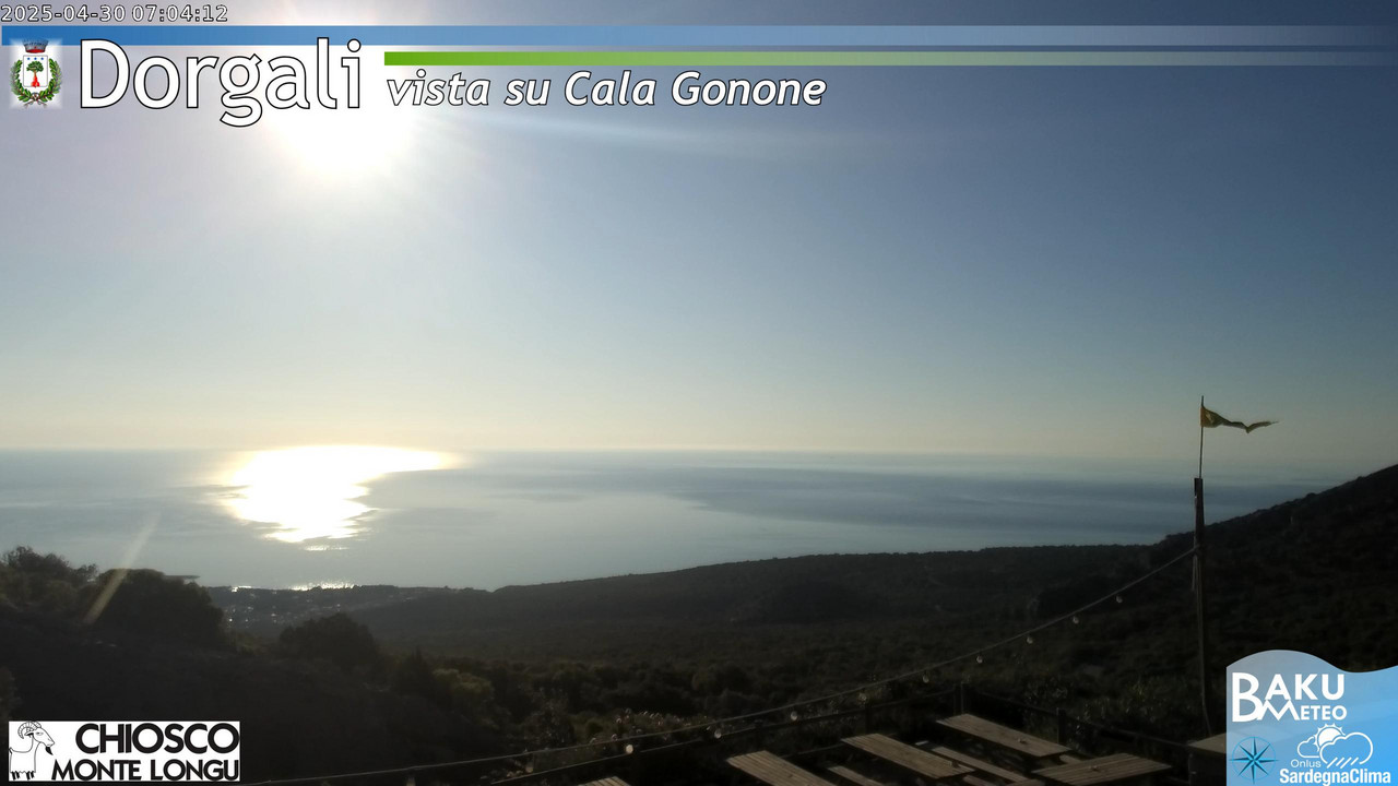 time-lapse frame, Monte Longu webcam