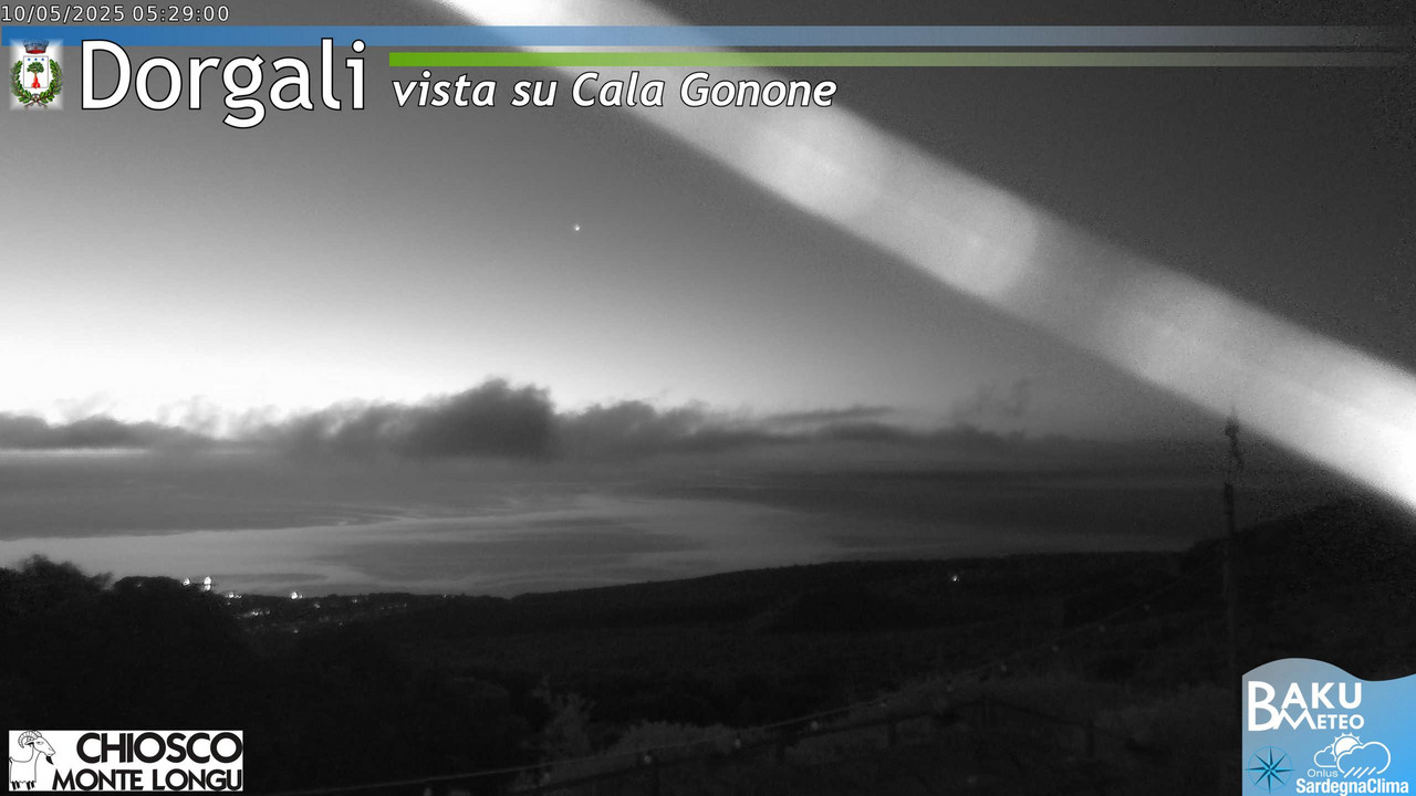 time-lapse frame, Monte Longu webcam