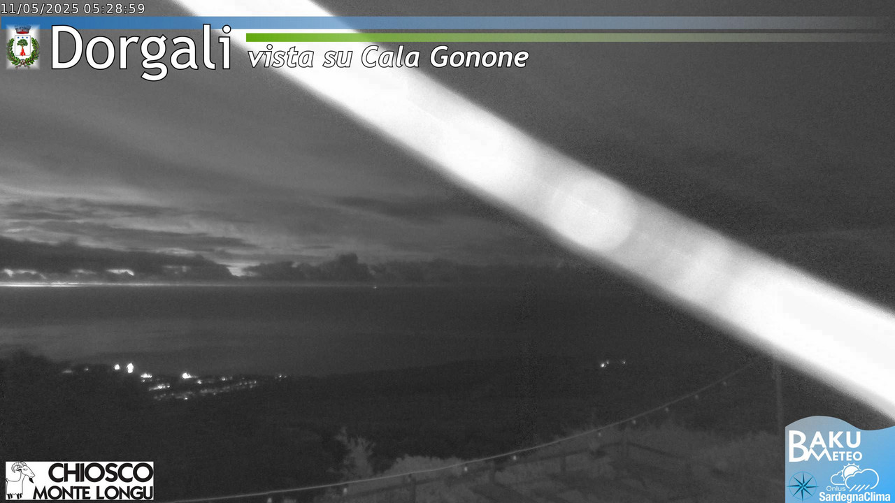 time-lapse frame, Monte Longu webcam