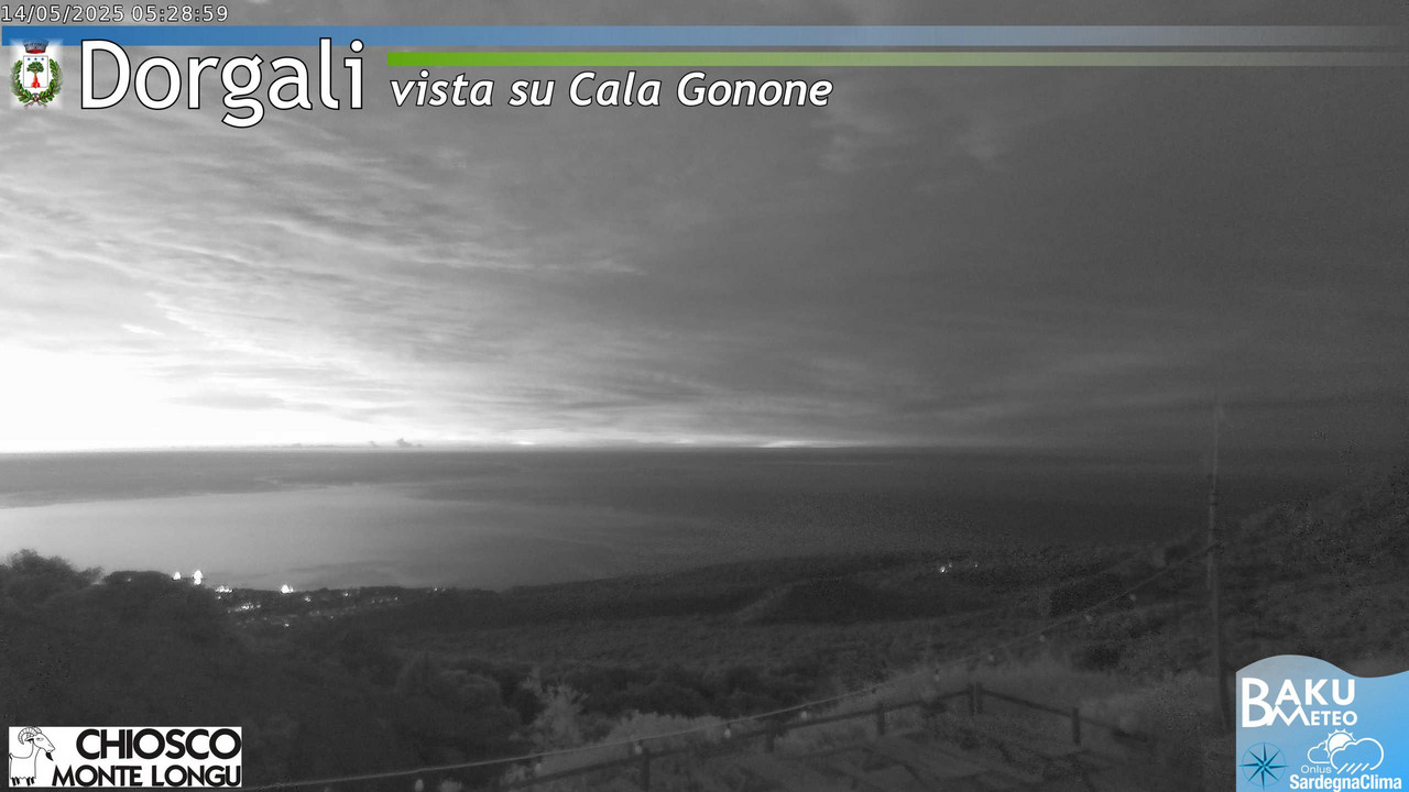 time-lapse frame, Monte Longu webcam