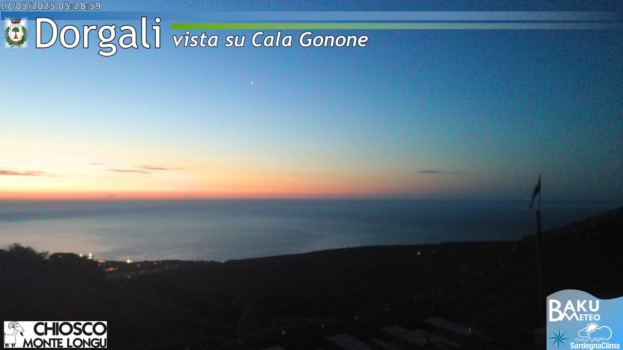 time-lapse frame, Monte Longu webcam