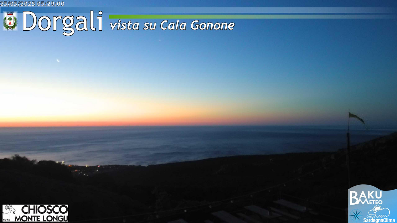 time-lapse frame, Monte Longu webcam