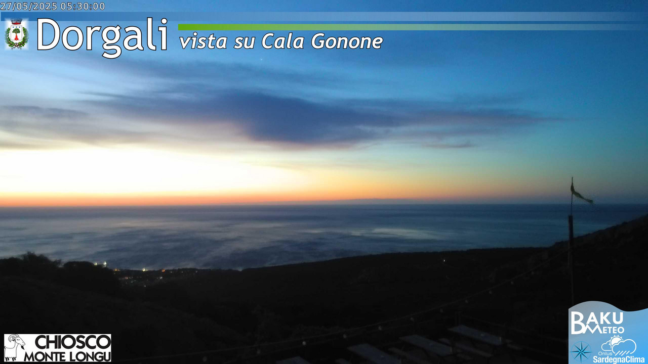 time-lapse frame, Monte Longu webcam