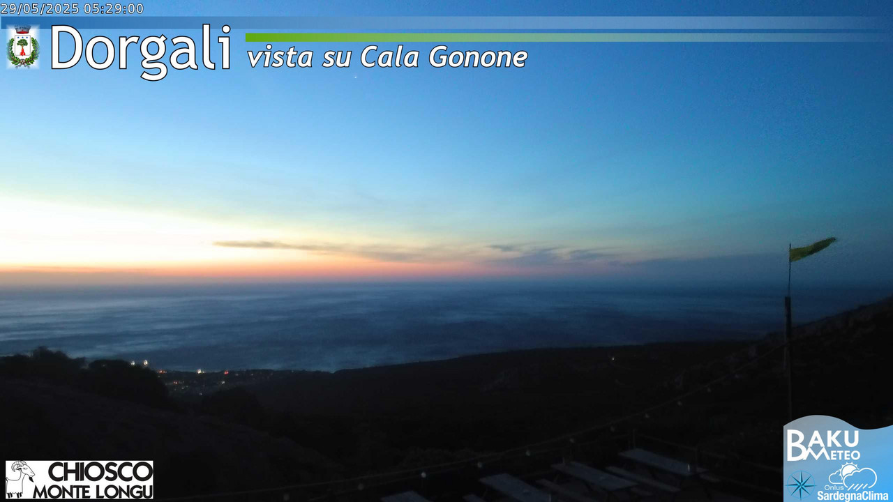 time-lapse frame, Monte Longu webcam