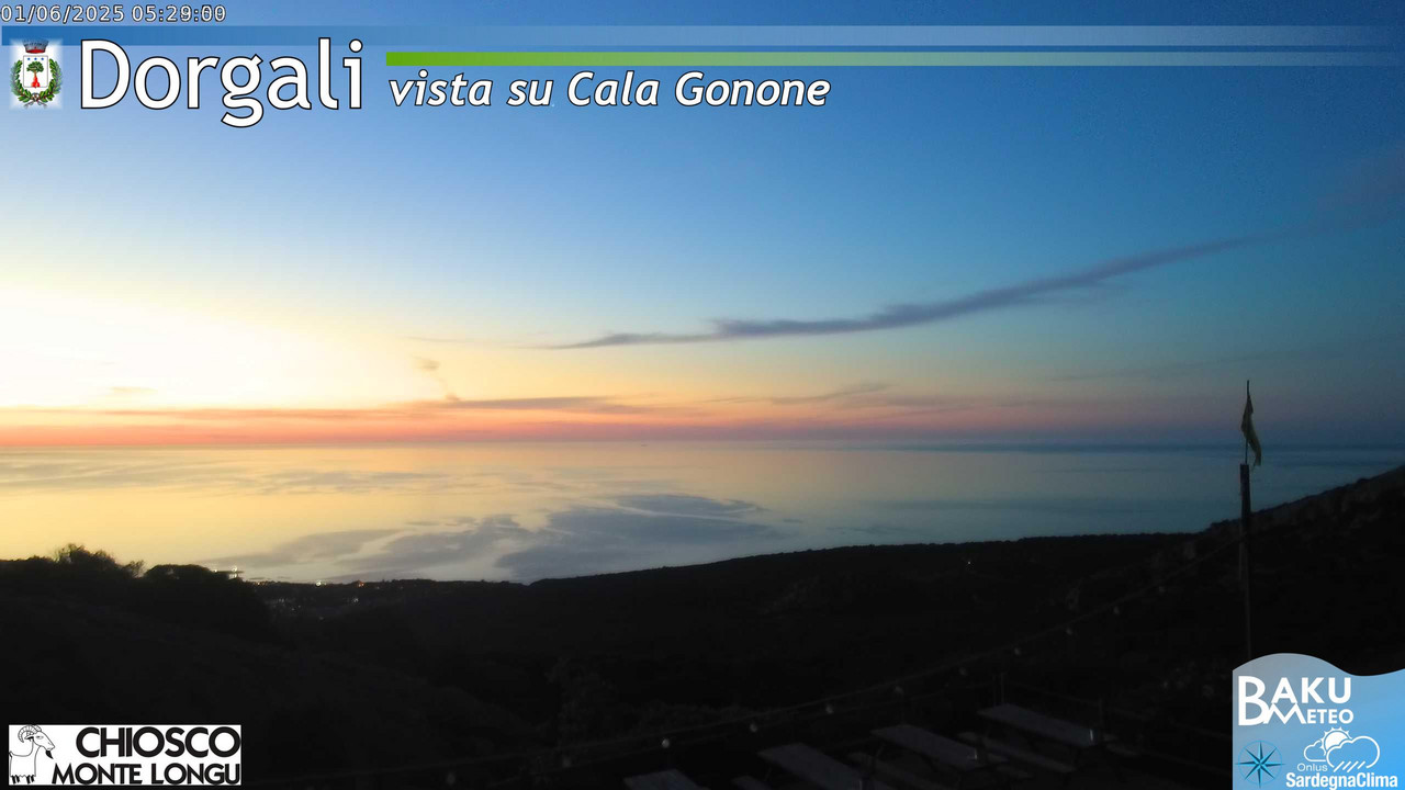 time-lapse frame, Monte Longu webcam