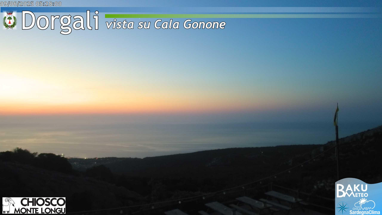 time-lapse frame, Monte Longu webcam