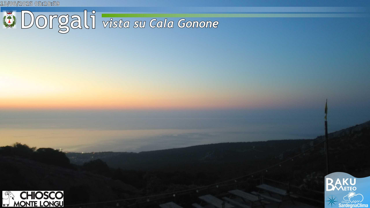 time-lapse frame, Monte Longu webcam