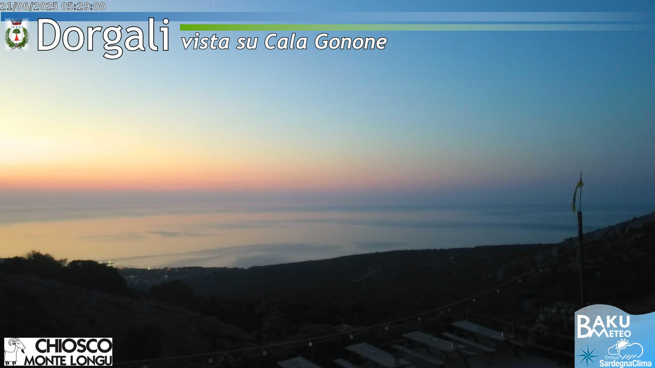 time-lapse frame, Monte Longu webcam