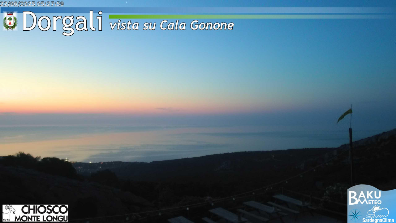 time-lapse frame, Monte Longu webcam