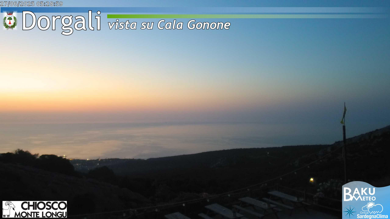 time-lapse frame, Monte Longu webcam