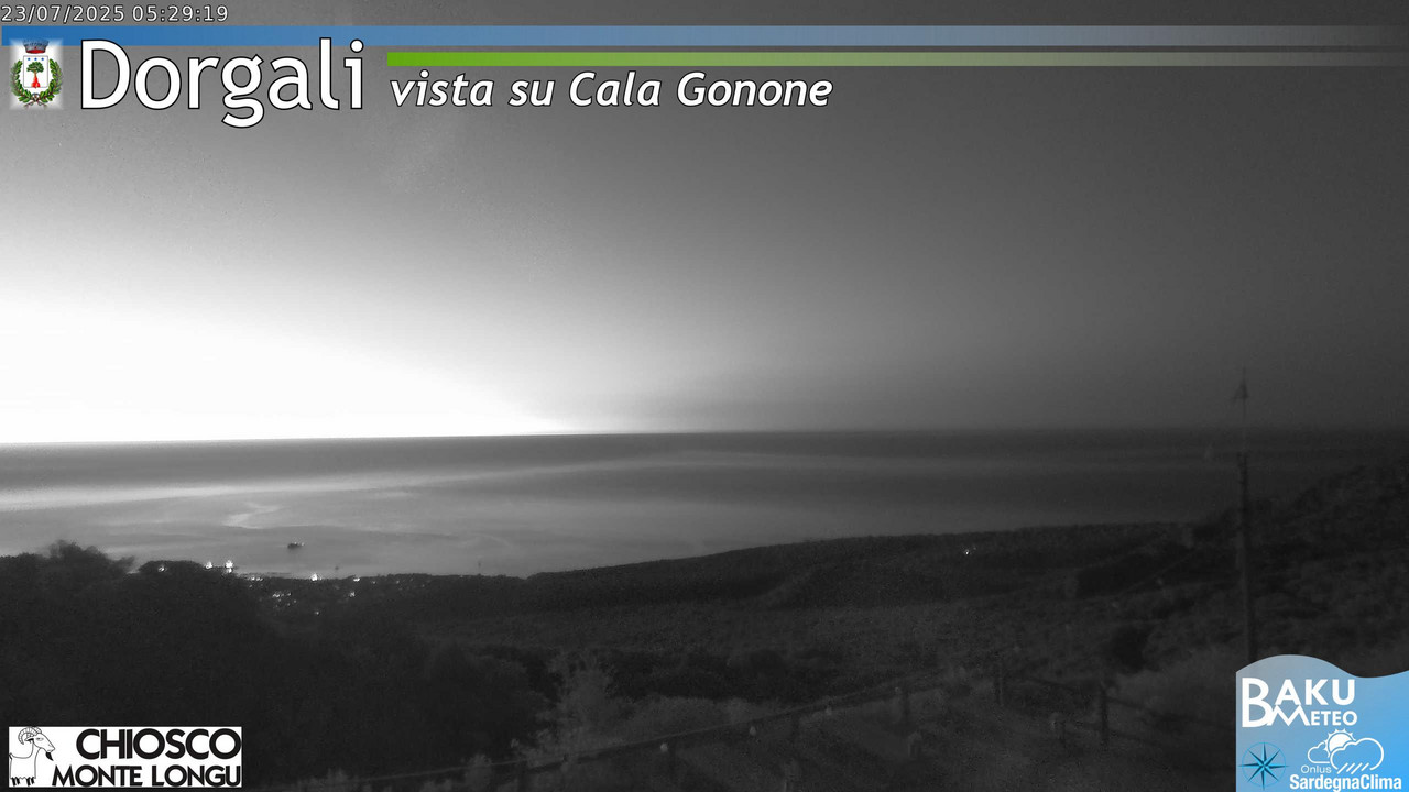 time-lapse frame, Monte Longu webcam