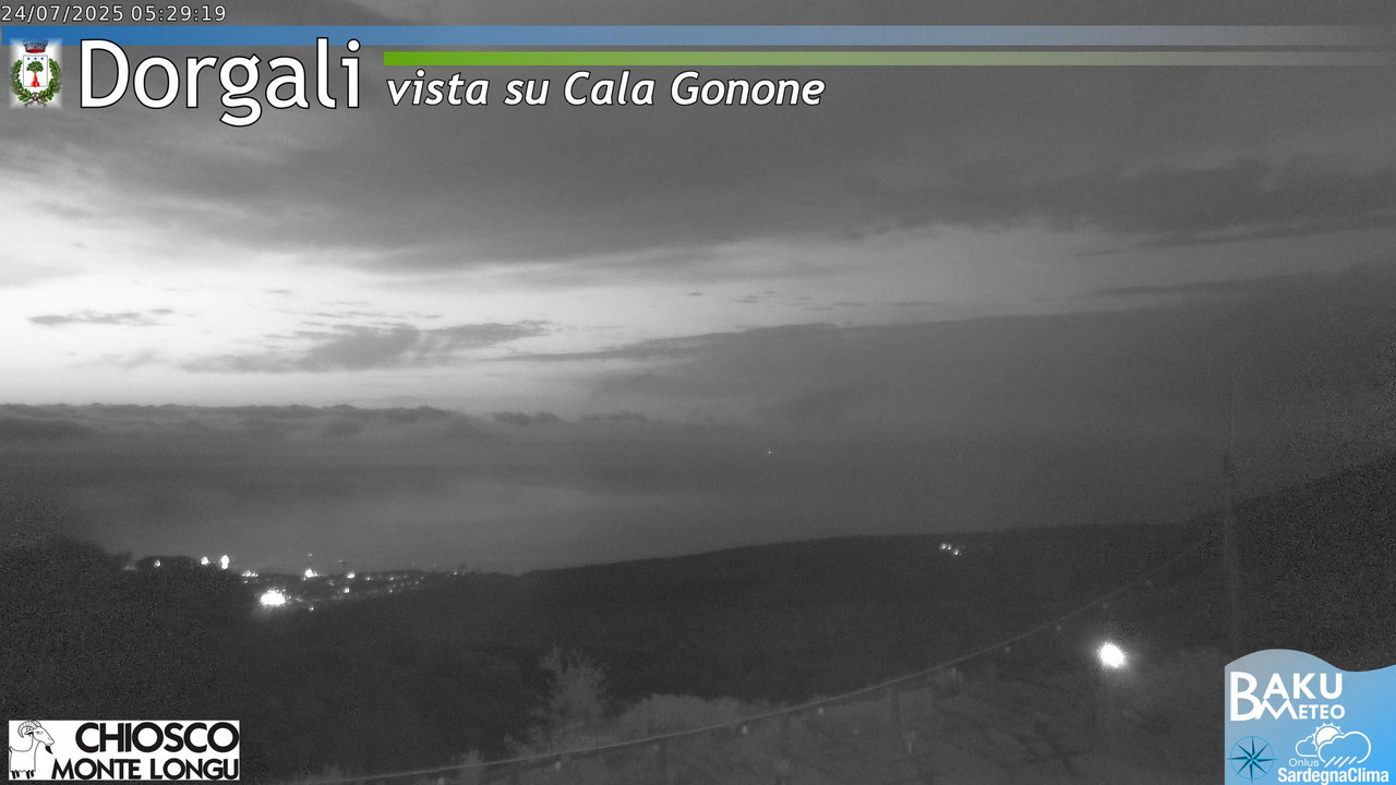 time-lapse frame, Monte Longu webcam