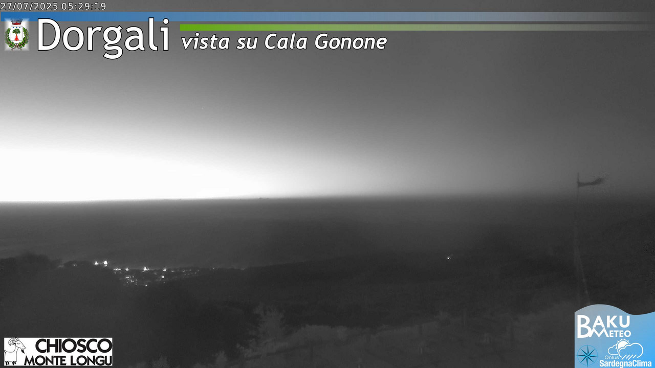 time-lapse frame, Monte Longu webcam