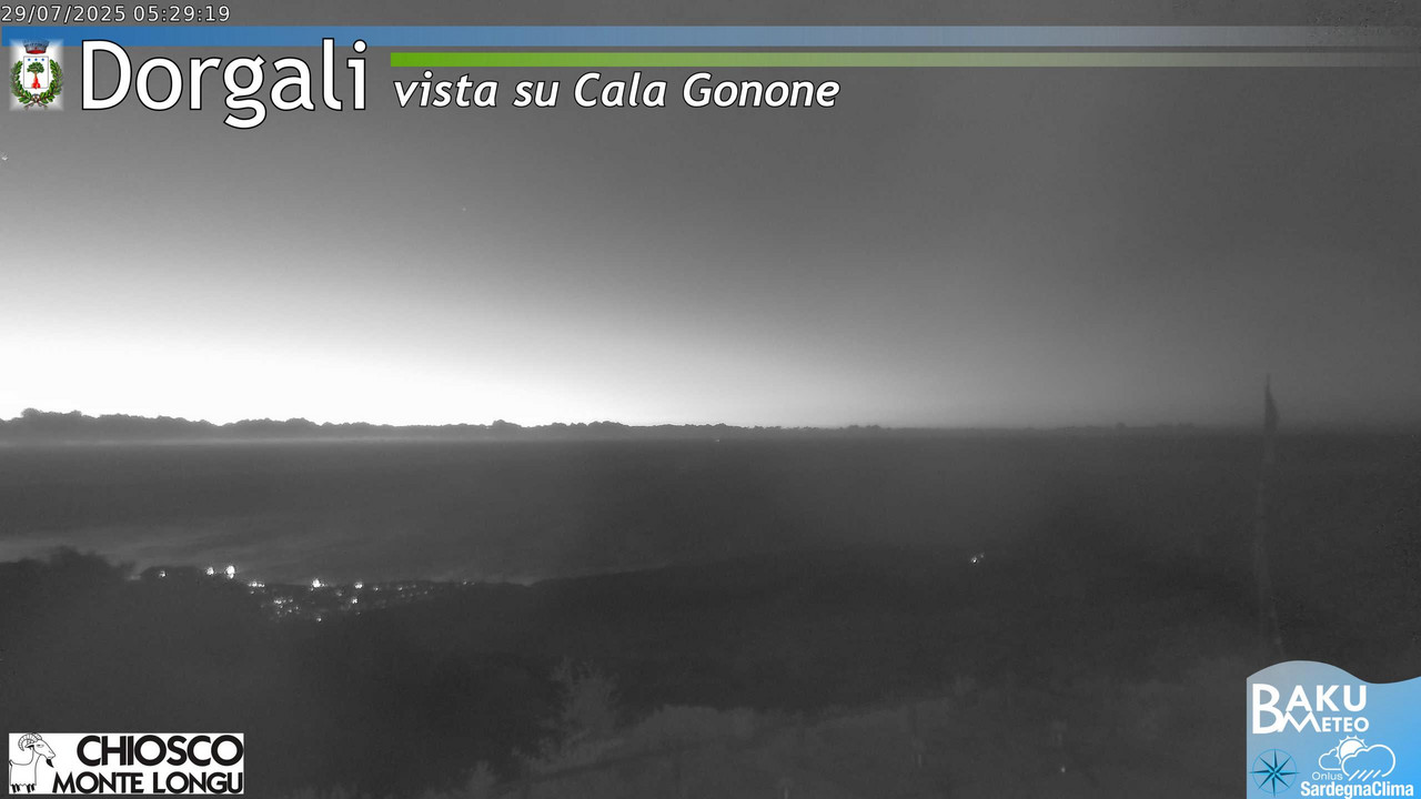 time-lapse frame, Monte Longu webcam