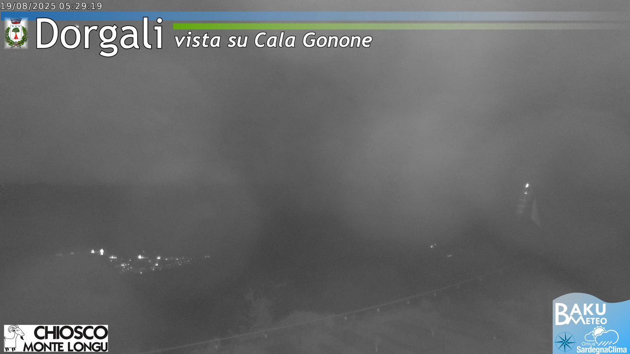 time-lapse frame, Monte Longu webcam
