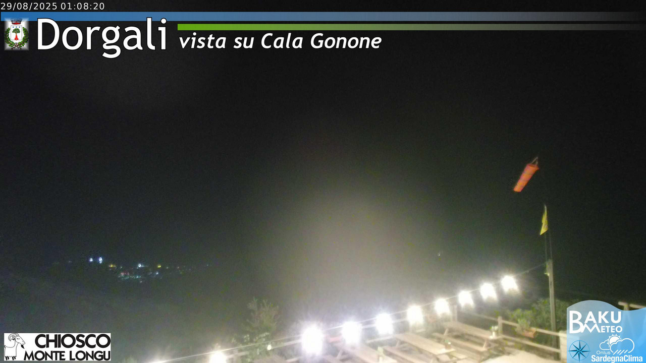 time-lapse frame, Monte Longu webcam
