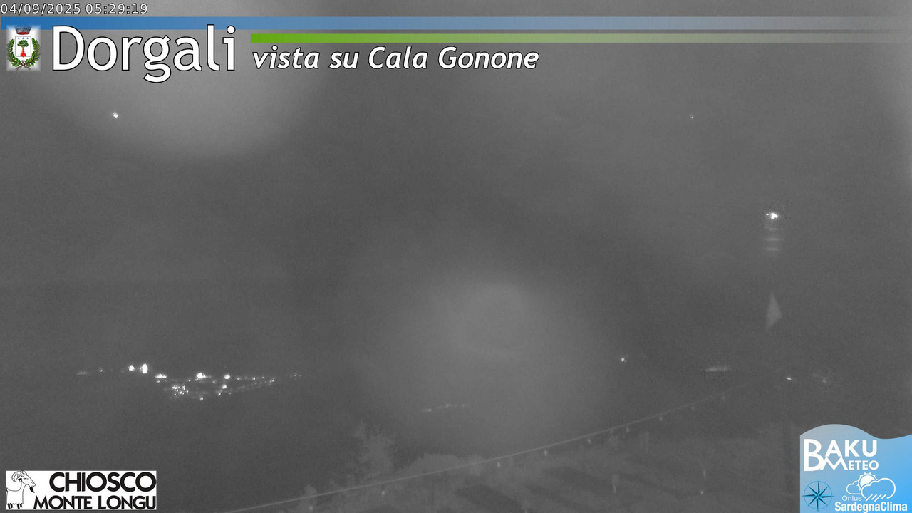time-lapse frame, Monte Longu webcam