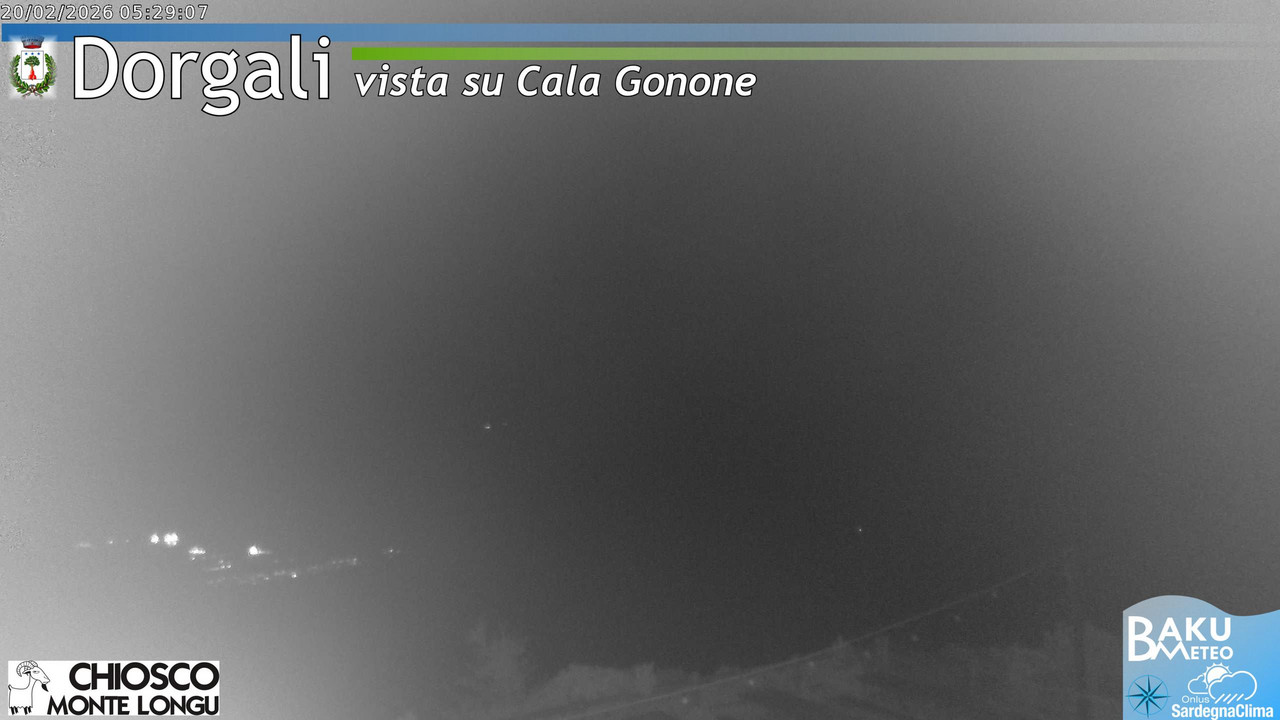 time-lapse frame, Monte Longu webcam