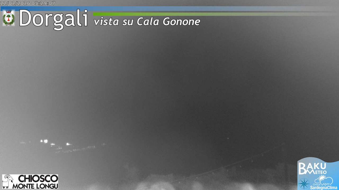 time-lapse frame, Monte Longu webcam