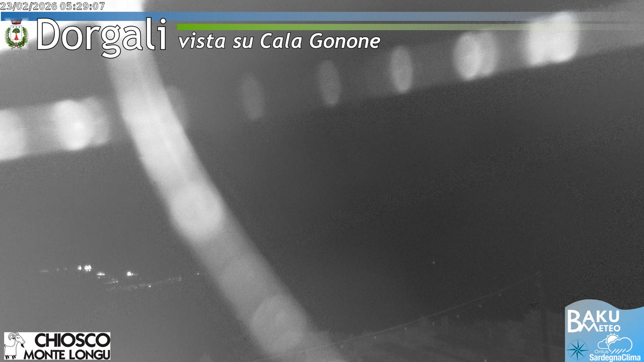 time-lapse frame, Monte Longu webcam