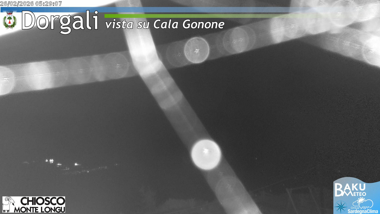 time-lapse frame, Monte Longu webcam