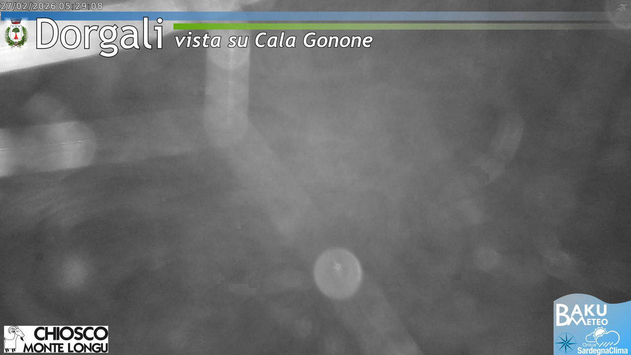 time-lapse frame, Monte Longu webcam